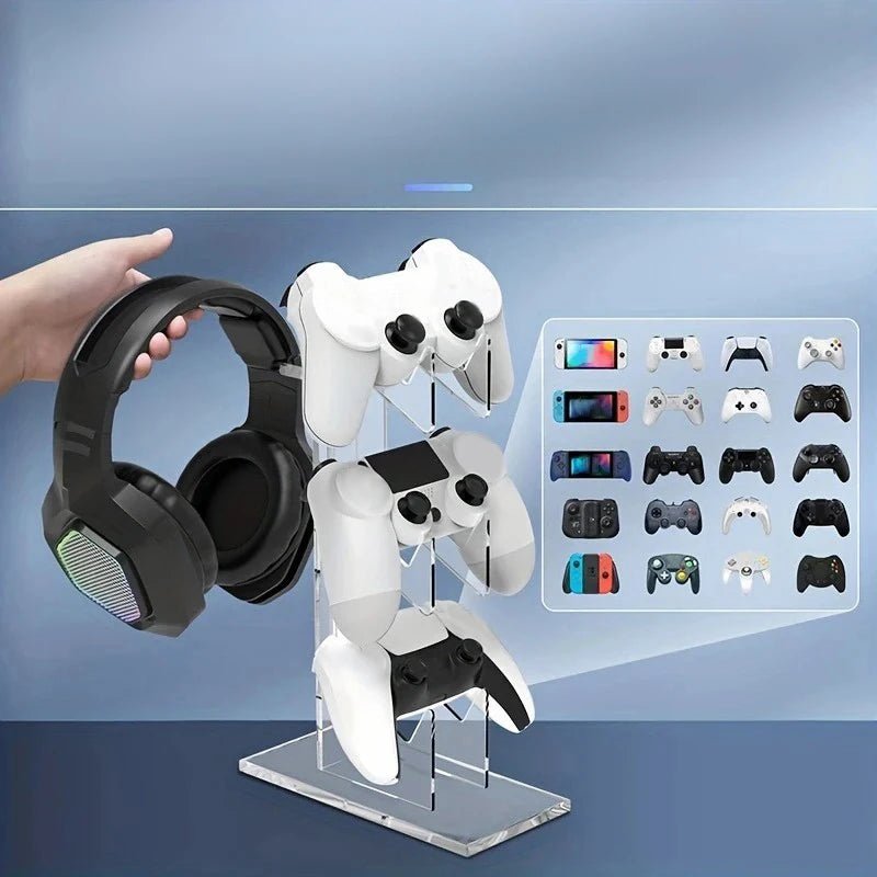 GameNest™ 3 - Tier Controller & Headset Stand - EverPeak storeeverpeakstore