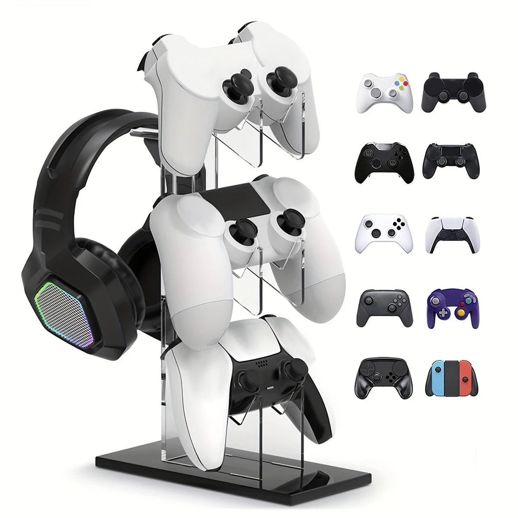GameNest™ 3 - Tier Controller & Headset Stand - EverPeak storeeverpeakstore