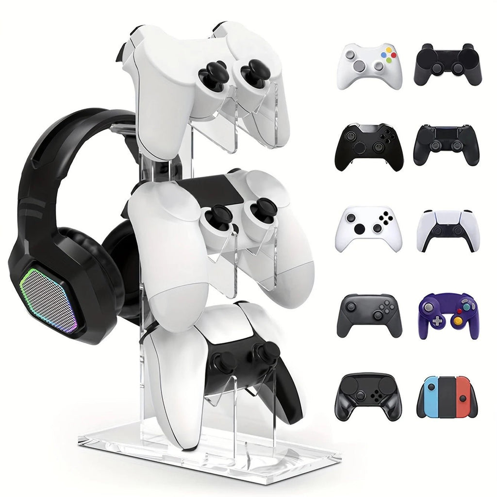 GameNest™ 3 - Tier Controller & Headset Stand - EverPeak storeeverpeakstore